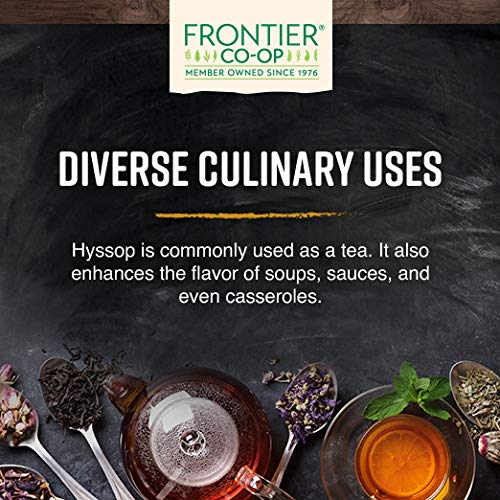Frontier Co-Op Organic Cut & Sifted Hyssop Herb 1Lb