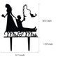 Tztwodcaz Fishing Wedding Cake Topper, Funny Mr&Mrs Cake Topper, Gift For A Wedding/Bridal Shower/Anniversary Party (Fishing)