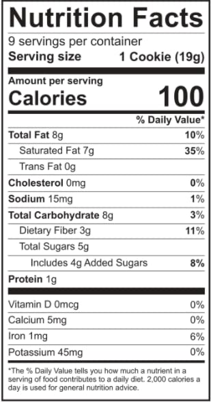 Emmy'S Organics Coconut Cookies, Dark Cacao, 6 Oz (Pack Of 2) | Gluten-Free Organic Cookies, Vegan, Paleo-Friendly