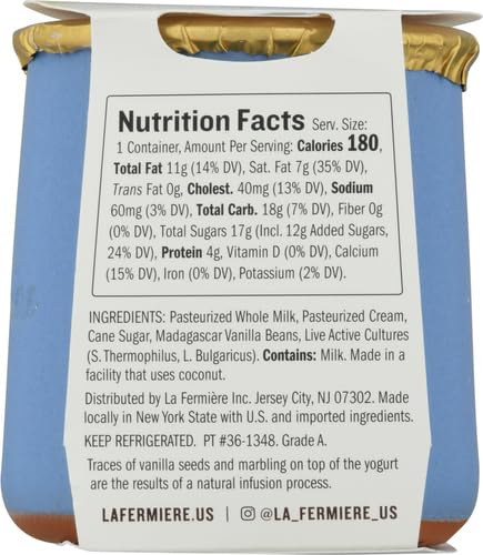 LAF YOGURT VANILLA BEAN (6x4.90)
