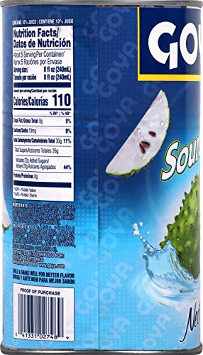 Goya Foods Guanabana Soursop Nectar, 42 Fl Oz (Pack Of 12)