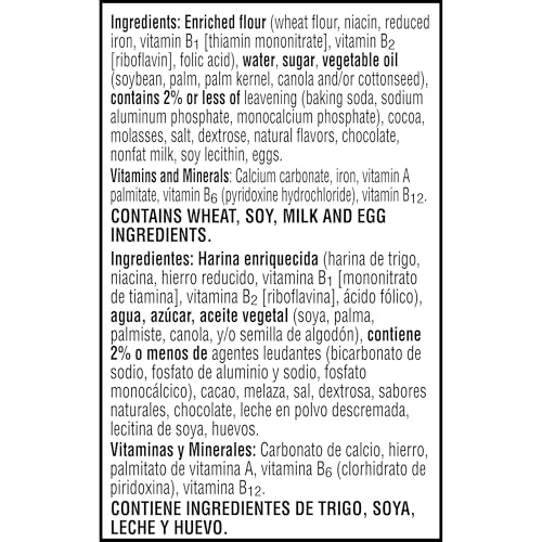 Eggo Frozen Waffles, Frozen Breakfast, Breakfast Food, Chocolatey Chip, 12.3oz Box (10 Waffles)
