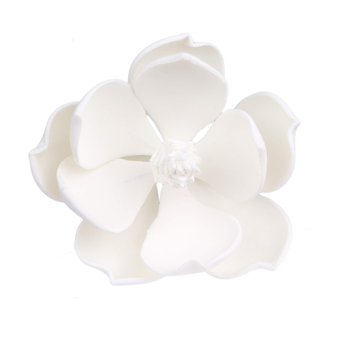 O'Creme Magnolia Gumpaste Flower 4.5 Inch, Set Of 3 White - Edible Flowers For Cake Decorating - Sugar Paste Flower Decorations