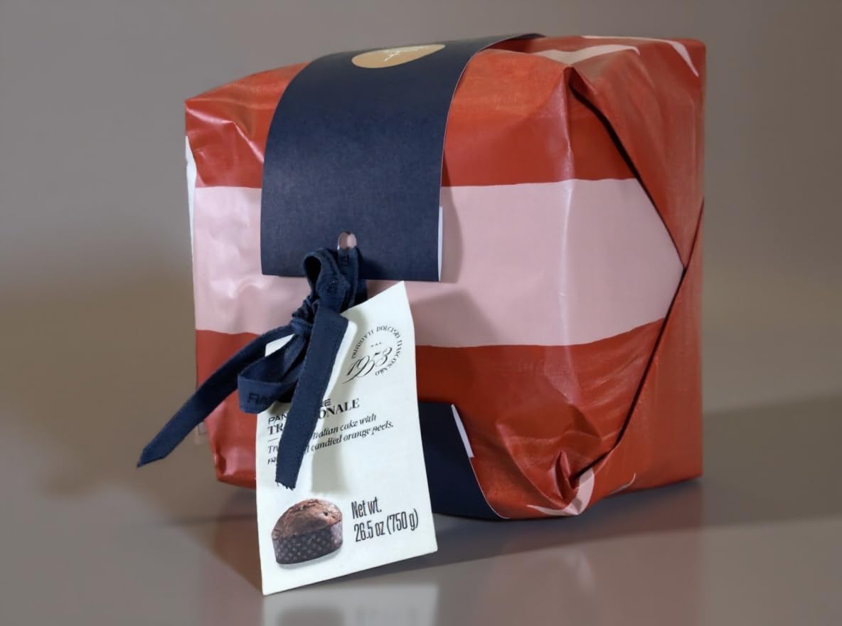 Fiasconaro Traditional Panettone 750 Gram Red Bow Wrapped