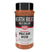 Heath Riles BBQ Rub - Pecan Seasoning, 10 oz, Champion Pitmaster Recipe for Smoking & Grilling