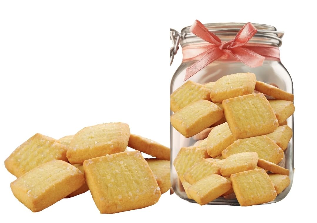 Global Brands Shortbread Cookies, 12 Pack of 2oz Sleeves, Brown/Golden, Compact Size (11.4 x 6.7 x 1 inches)