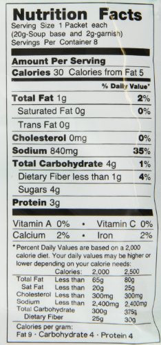 Miko Brand Instant Miso Soup, 5.5 Ounce, Pack of 1, Model 74410278717