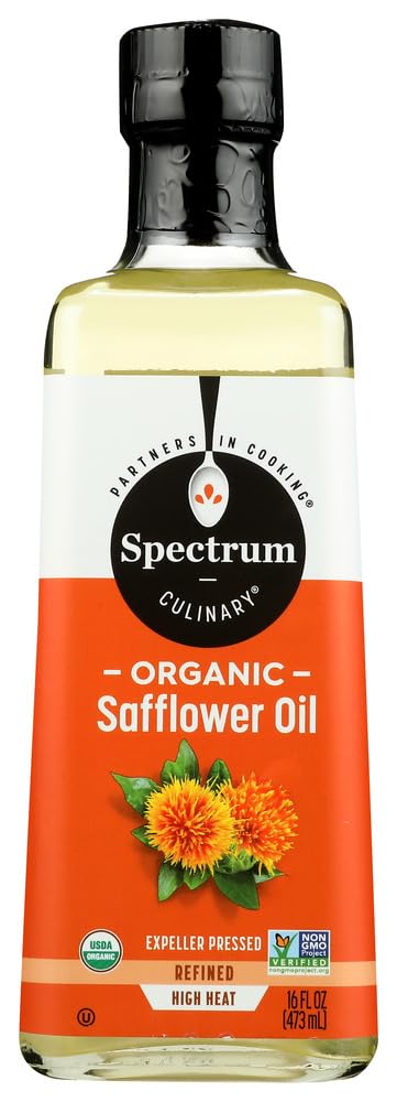 Spectrum Organic Refined Safflower Oil ( 12X16 Oz)