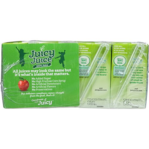 Juicy Juice Apple, 4.23 Ounce Boxes, 8 Count (Pack Of 5)
