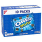 OREO Mini Chocolate Sandwich Cookies, 10 Snack Packs