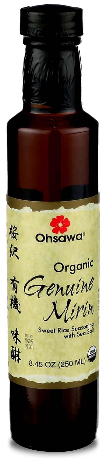 Ohsawa Genuine Mirin, Authentic Japanese Sweet Cooking Wine, Vegan, Non-GMO, 8.45 oz