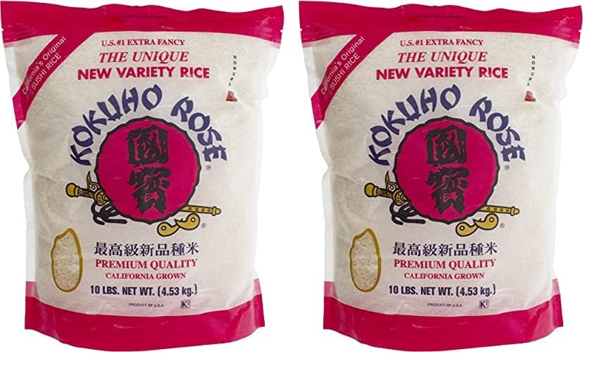 Kokuho Rose Rice, 10-Pound (Pack of 2)