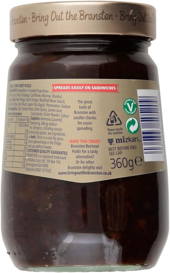 Branston Small Chunk 360G (Pack Of 2)