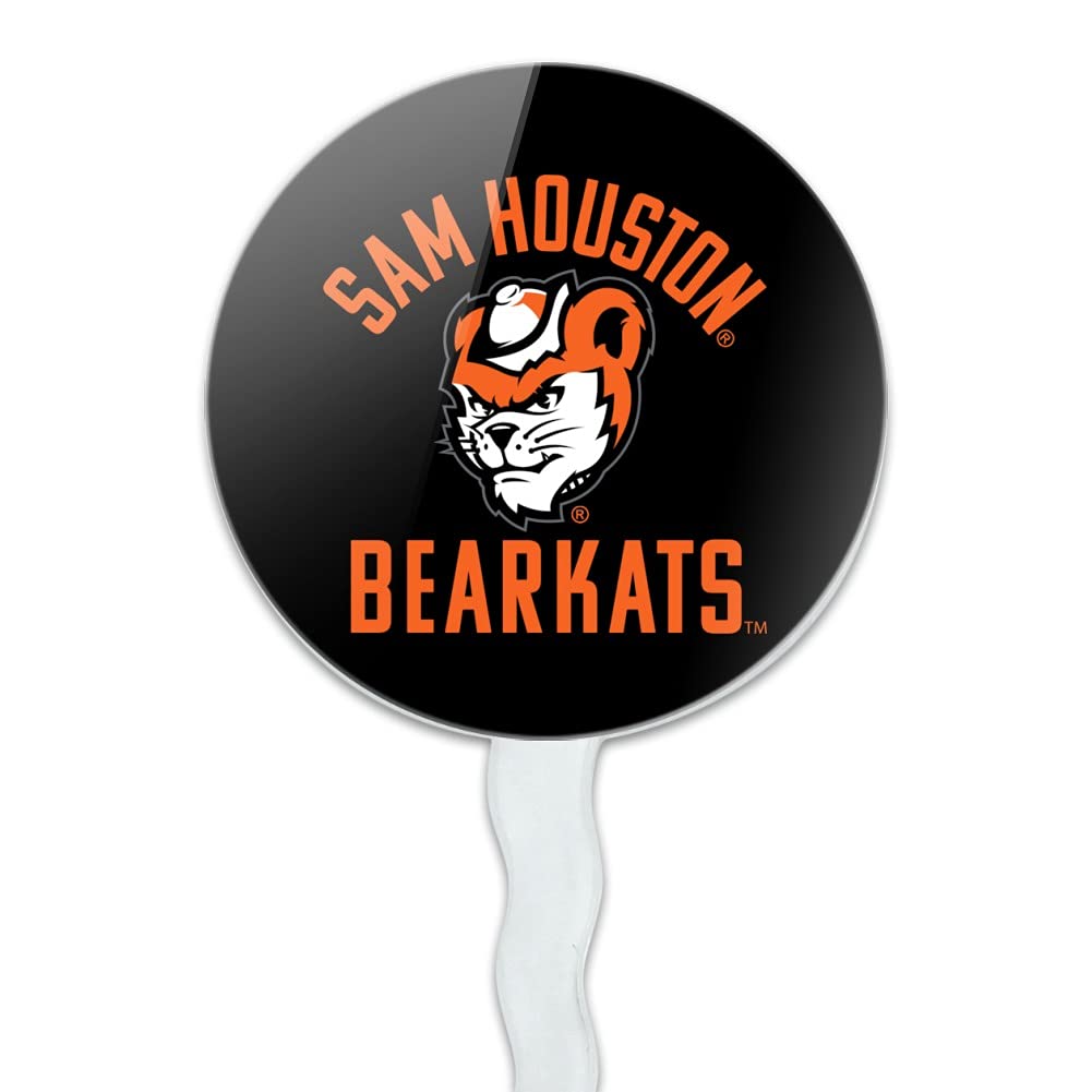 Graphics & More Sam Houston State University Bearkats Cupcake Picks Toppers Decoration Set Of 6