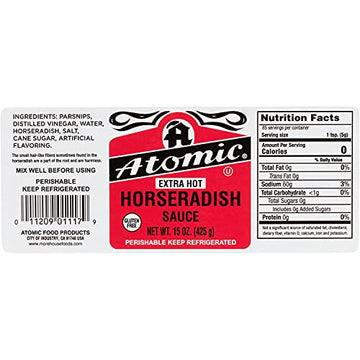 Atomic Horseradish - Extra Hot - "3 Pack " - 6 Oz Jars - 18 Ozs