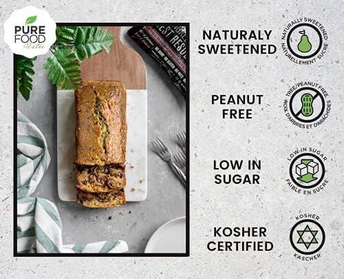 Pure Food Dairy Free Dark Chocolate Chunks, Vegan, Gluten-Free, 7oz (3 Pack)