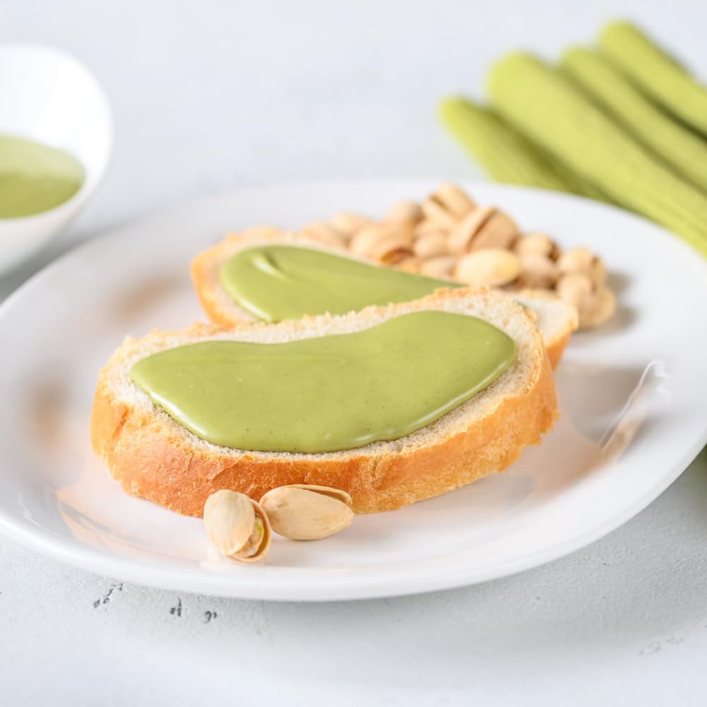 Velanor Pistachio Cream Spread - Gourmet Bulk 11lb (5kg) Tub for Desserts and Pastries