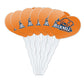 GRAPHICS & MORE Acrylic Cupcake Picks Toppers Set of 6, Bucknell University Design