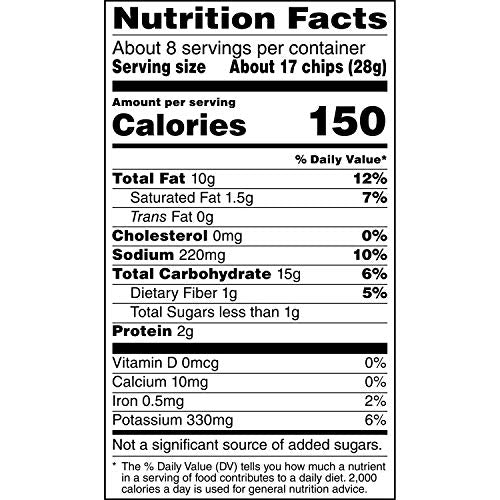 Lays Potato Chips, Salt & Vinegar, 7.75 Oz