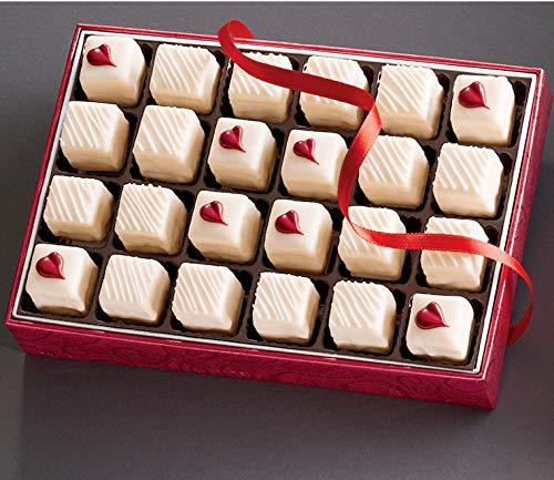 The Swiss Colony Red Velvet Petits Fours: Gift Of 24 (12 Oz. Net Wt.) - Gourmet Dessert, Layer Petit Four Cakes