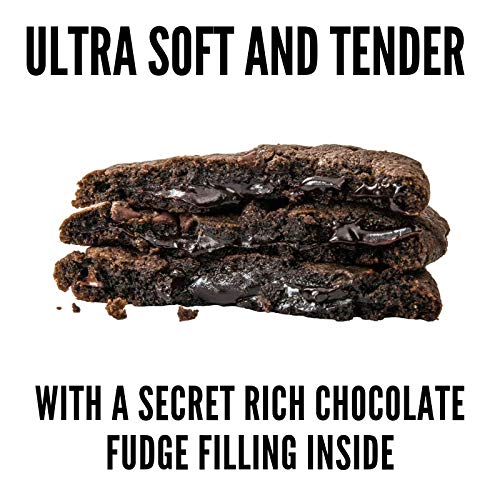 Triple Chocolate Cookie Filled with Fudge and Hersheys Chocolate Chips, 12 Pack