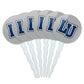 Lincoln University (MO) Secondary Logo Cupcake Picks Toppers Decoration Set of 6