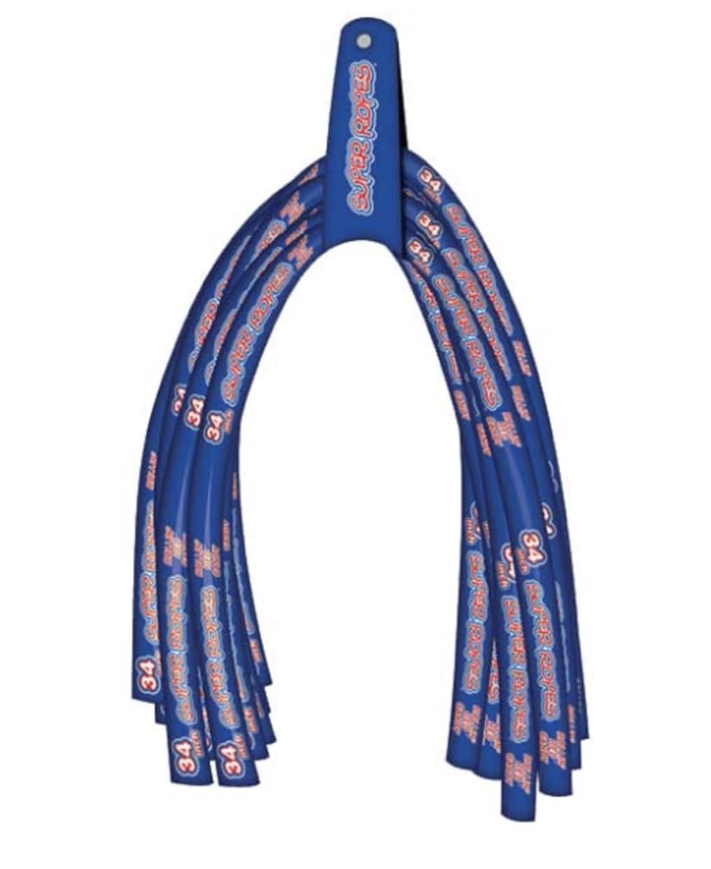 Super Ropes 34'' Individually Wrapped Rope, 2Oz (15 Pack), Red Licorice Candy Rope