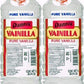 Danncy Pure Vanilla Extract From Mexico 33Oz Each 2 Plastic Bottle Lot Sealed