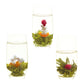 Lwxljmjzc-12 Unique Varieties Blooming Green Tea Ball | Jasmine Flowering Tea | Individual Pack With Flowers-Gifts For Tea Lover