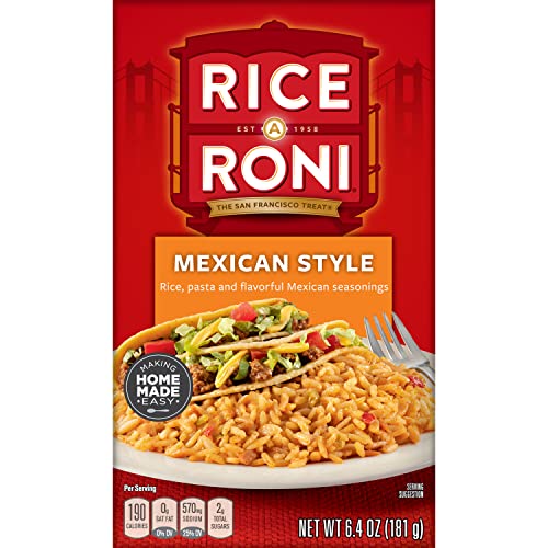 Rice-A-Roni, Rice Mix Mexican, 6.4 Ounce