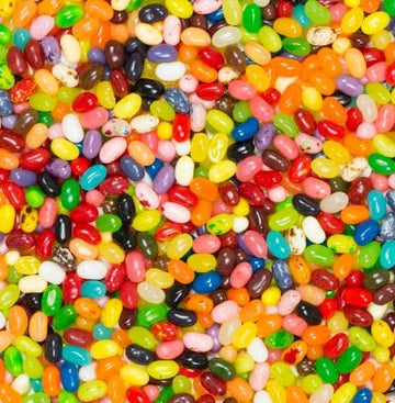 JellyBellyCandy Assorted Flavors Jelly Beans - Bulk 1 lb (16.5 oz) Approx 420 pieces of Assorted Fruity Flavors & Colorfull Jell