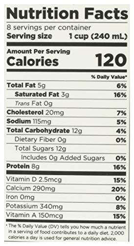 Maple Hill Creamery 100% Grass-Fed Organic 2% Milk - Ultra Pasteurized USDA Organic Reduced Fat Milk - 64 fl oz