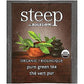Steep By Bigelow Organic Pure Green Tea, 20 Count (Pack Of 6), 120 Tea Bags Total