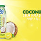 Plis Coconut Water Lemonade W/Natural Juice And Coconut, 10.1 Fl Oz (Coconut Lemonade Pulp Free) (Pack Of 12)