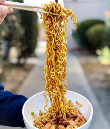 Abc Spicy Beef Stir Fry Street Noodles (Pack Of 8) Hot And Spicy Beef Flavored Instant Ramen Noodles - No Msg, Halal