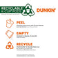Dunkin White Chocolate Peppermint Artificially Flavored Coffee, K-Cup Pods, 60 Ct.