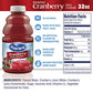 Ocean Spray BarPac Mixer Bottle, Cranberry Juice Cocktail, 32 Fl Oz, Pack of 12