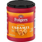 Folgers Buttery Caramel Flavored Ground Coffee, 9.6 Ounce Canister (Pack Of 6)