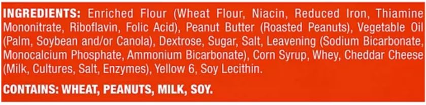 Lance ToastChee Peanut Butter  ers, 1.52 oz., 40 Pack, 60.7 Ounce Total