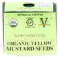 Spicely Organic Mustard Seeds, Yellow, 0.8 Ounce (Pack Of 6)