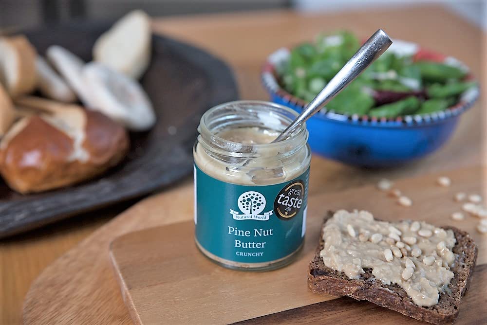 Nutural World - Crunchy Pine Nut Butter 6 Oz (170G) Great Taste Award Winner