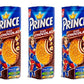 Lu - Prince Chocolate Biscuits - 3 Packs - 300G Per Pack - Chocolate Chip Flavored Cookies - With Chocolate Nuggets - Rich In Cereals - Cocoa Cream Filling Sandwiched