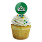Delta State Primary Logo Cupcake Picks Toppers Decoration Set Of 6