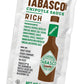 Tabasco Brand Chipotle Pepper Sauce, Medium Hot Sauce, Single-Serve Hot Sauce Packets, Smoky & Smooth, Easy For On-The-Go, Great