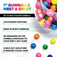 Candy Envy - Shimmer Spring 1 Inch Gumballs - 2Lb Bag - Approximately 113 Gumballs Per Bag - North American Made & Kosher Certif