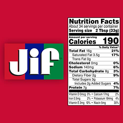Jif Creamy Peanut Butter, 40 Ounce (Pack Of 4)