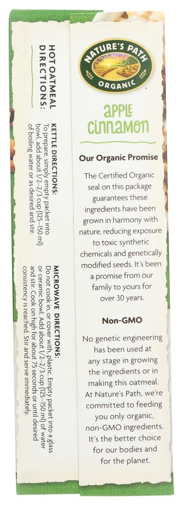 Natures Path Cereal Hot Apl Cin Org 8Ct2