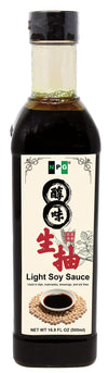 NPG Premium Light Soy Sauce 16.9 Fl Oz, Tamari Lite Dipping Sauce for Sushi, Sashimi, Fish, Dumplings, Noodles, Meat Marinades
