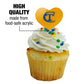 GRAPHICS & MORE Cupcake Picks Set of 6, Acrylic, New York City College of Technology Design