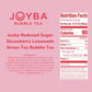 Joyba Reduced Sugar Strawberry Lemonade Flavored Green Bubble Tea, 4 Pack,12 Fl Oz. Cups